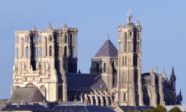 Trme der Kathedrale von Laon in Frankreich.