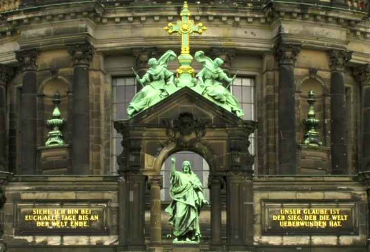 Christus als Salvatur mundi - Erlser der Welt - Berliner Dom.