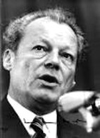 Willy Brandt - ehemaliger Berliner Brgermeister und Bundeskanzler.