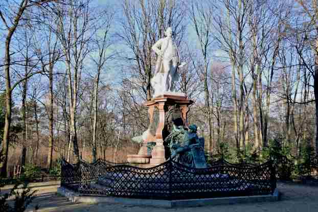 Lessing-Denkmal im Groen Tiergarten - Lennstrae