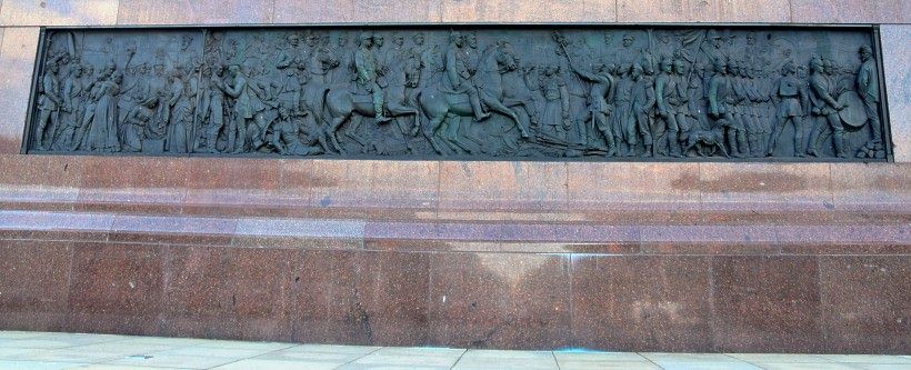 Relief - Schlacht von Sedan - Siegessule.