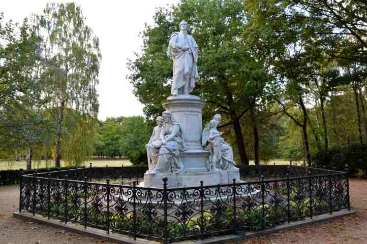 Goethe Denkmal im Groen Tiergarten - Berlin.