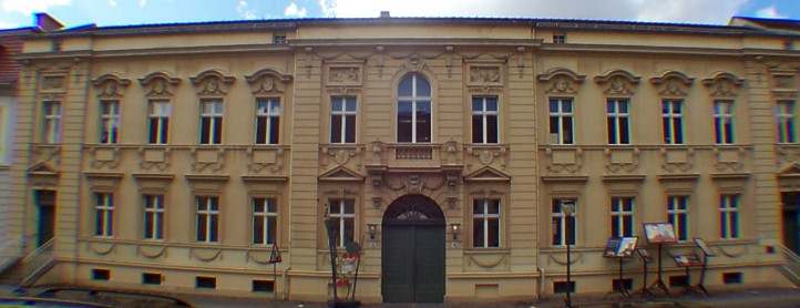 Das Gebude des Nikolaisaales in der Wilhelm-Staab-Strae in Potsdam