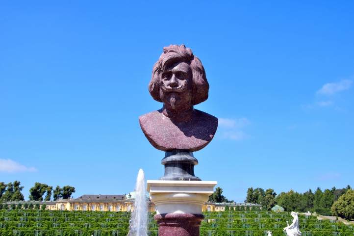 Bste Herzog von Bracciano im Park Sanssouci.
